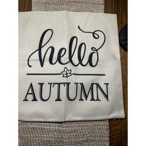 Autumn fall throw pillow case cover 17 x 17 New